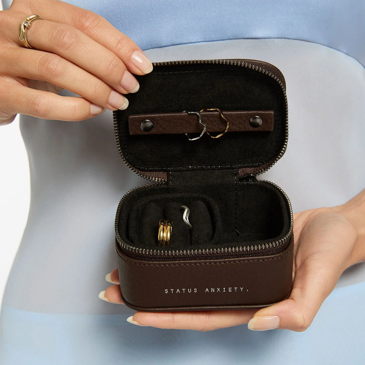 Status Anxiety Heartbreaker Jewellery Case | Cocoa