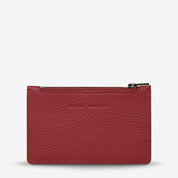 Status Anxiety Avoiding Things Wallet | Rouge
