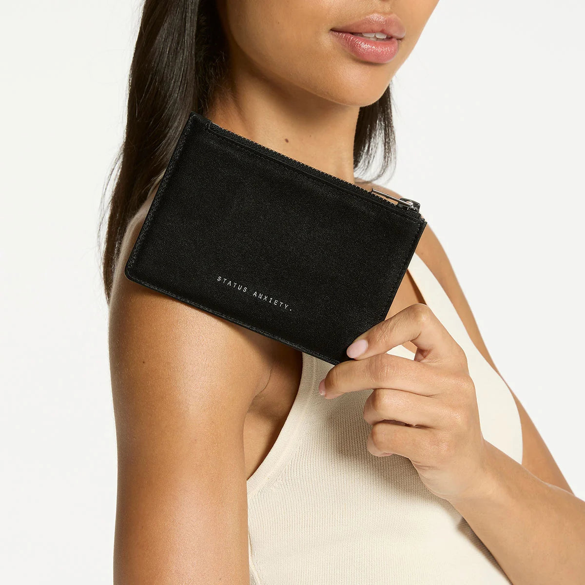 Status Anxiety Gone Again Wallet | Black Nappa