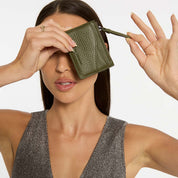 Status Anxiety Hearts Still Beating Wallet | Khaki