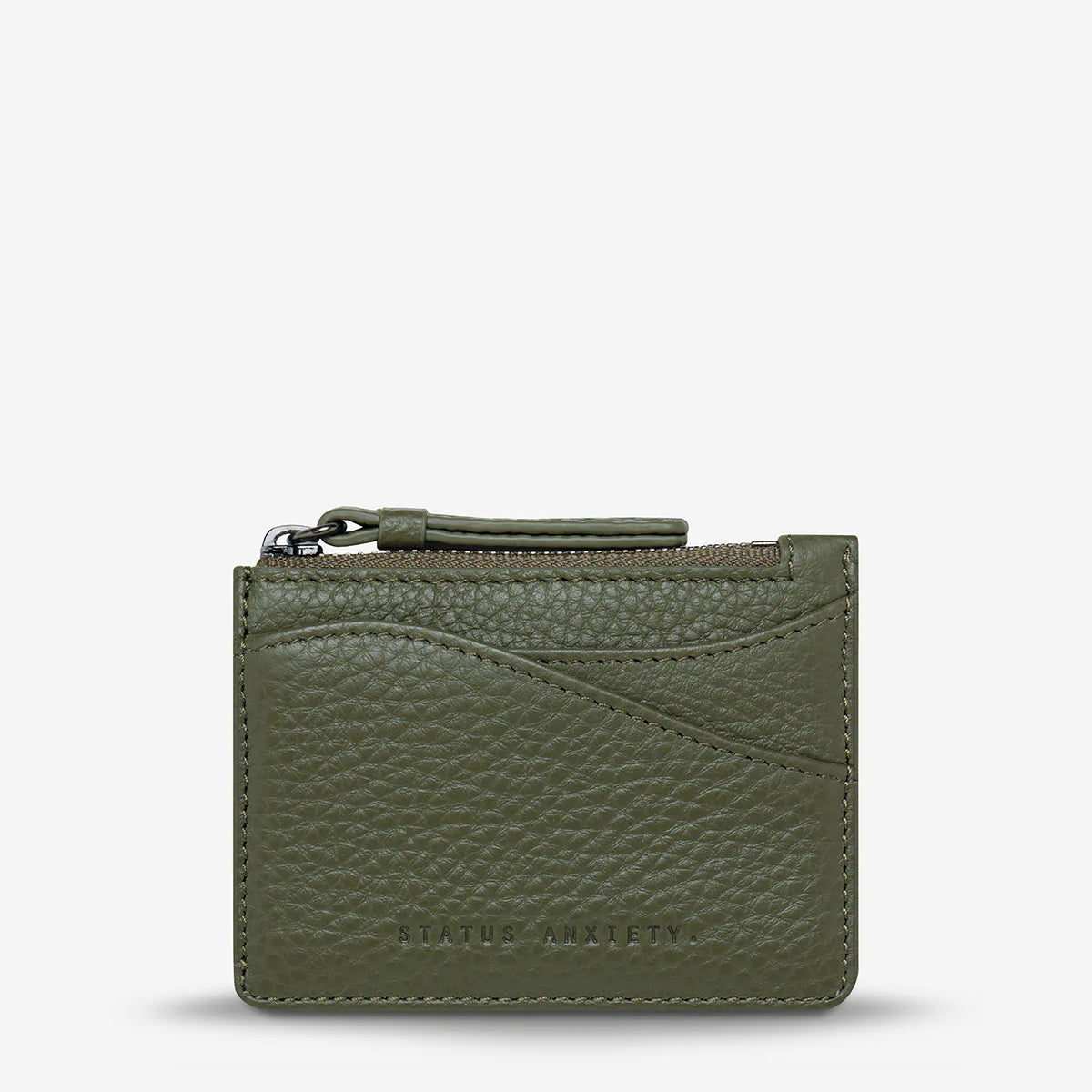 Status Anxiety Hearts Still Beating Wallet | Khaki