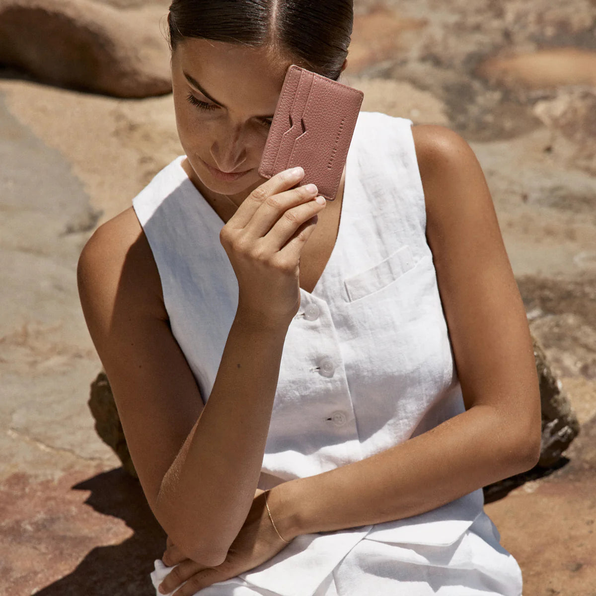 Status Anxiety Together For Now Wallet | Dusty Rose