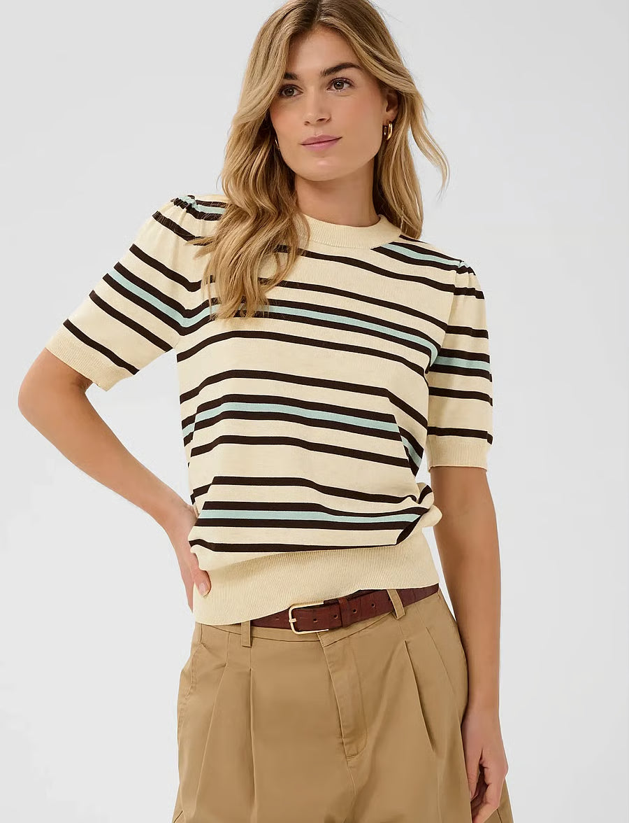 St Tropez Pila Pullover | Brown Rice Ether Multi