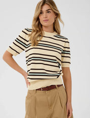 St Tropez Pila Pullover | Brown Rice Ether Multi