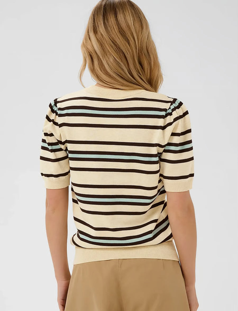 St Tropez Pila Pullover | Brown Rice Ether Multi