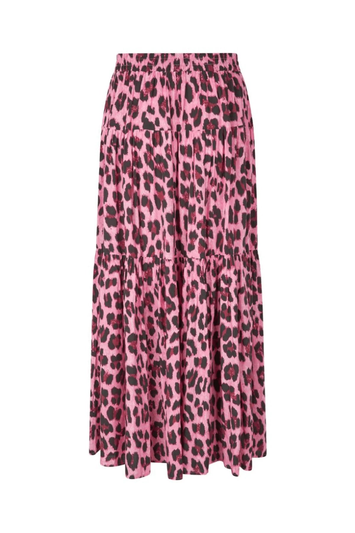Lollys Laundry Sunset Maxi Skirt | Neon Pink