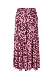 Lollys Laundry Sunset Maxi Skirt | Neon Pink
