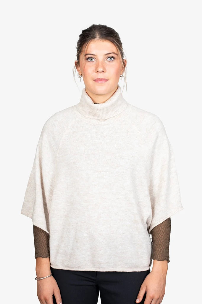 Antler Sylvie Knit Top | Coconut Ice