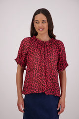 Briarwood Teddy Top | Animal Print