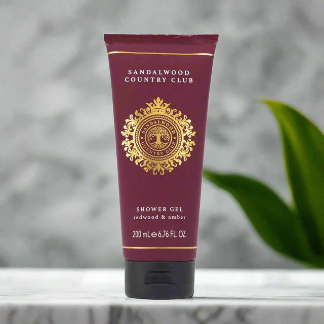 Sandalwood Country Club Shower Gel 200ml | Redwood & Amber