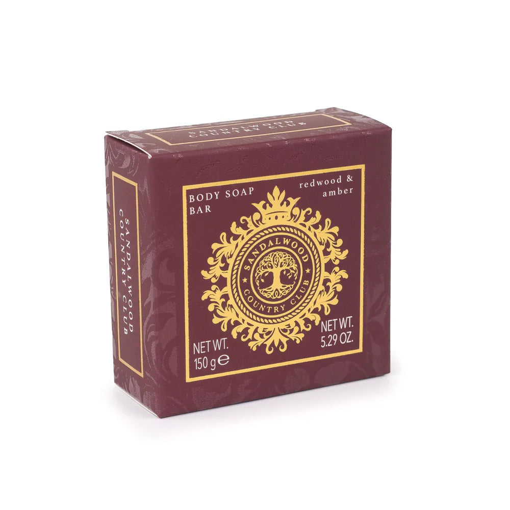 Sandalwood Country Club Soap Bar 150g | Redwood and Amber
