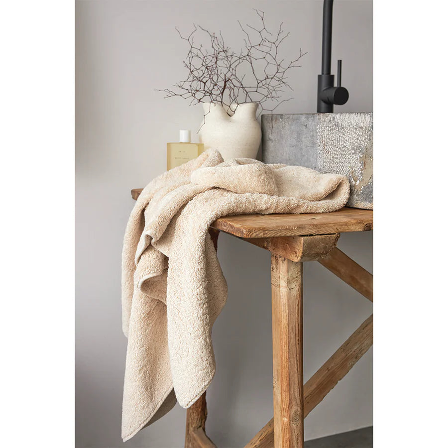 George St Linen Super Pile Cotton Towel | Sand