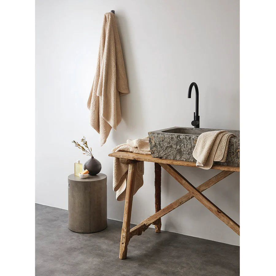 George St Linen Super Pile Cotton Towel | Sand