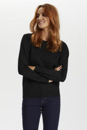 St Tropez Mila Long Sleeve Pullover | Black