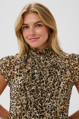 Saint Tropez Lilja Top | Leopard