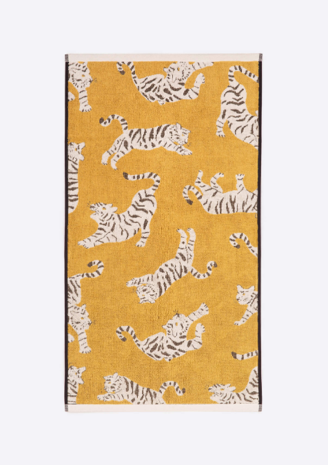 Anorak Organic Cotton Bath Towel | Tiger