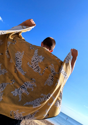Anorak Organic Cotton Bath Towel | Tiger