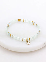 Zafino Tile Bracelet | Sea Gold