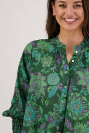 Briarwood Raewyn Shirt | Green Floral