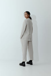 New Lands Super Pant| Natural Pinstripe