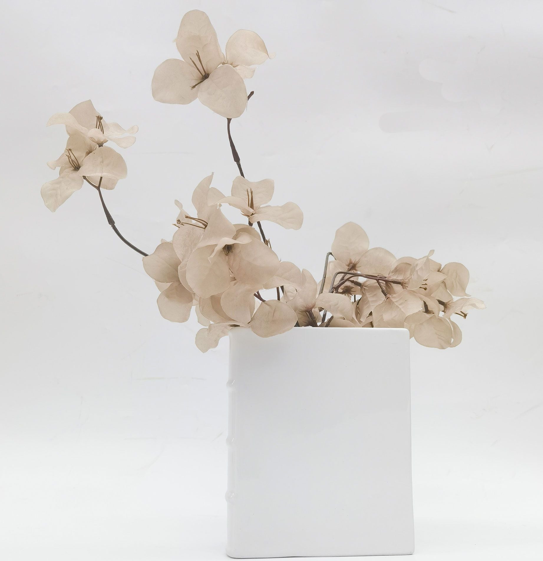 Book Vase White | 21cm