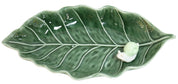 Snail Leaf Dish | Green 28cm