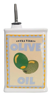 Olive Oil Cucina Oil Decanter | White 17cm