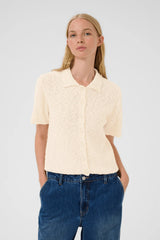 Karen By Simonsen Unice Cardigan | Cream White