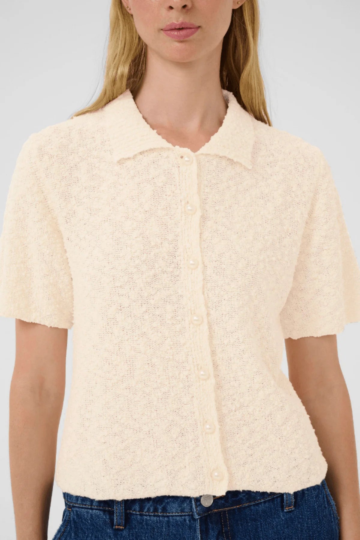 Karen By Simonsen Unice Cardigan | Cream White