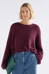 Elk Agna Sweater | Merlot