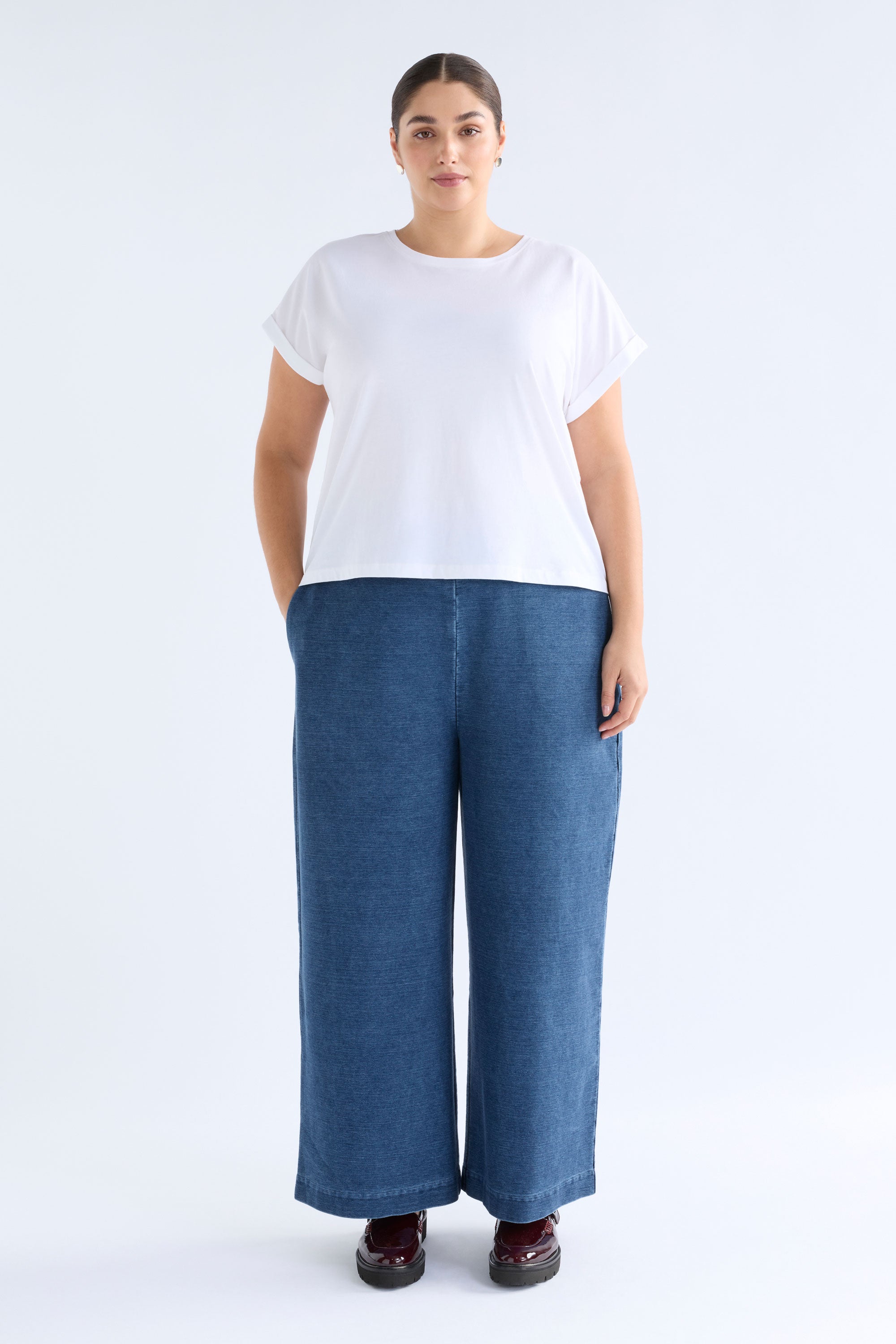 Elk Enfeld Pant | Mid Blue Wash