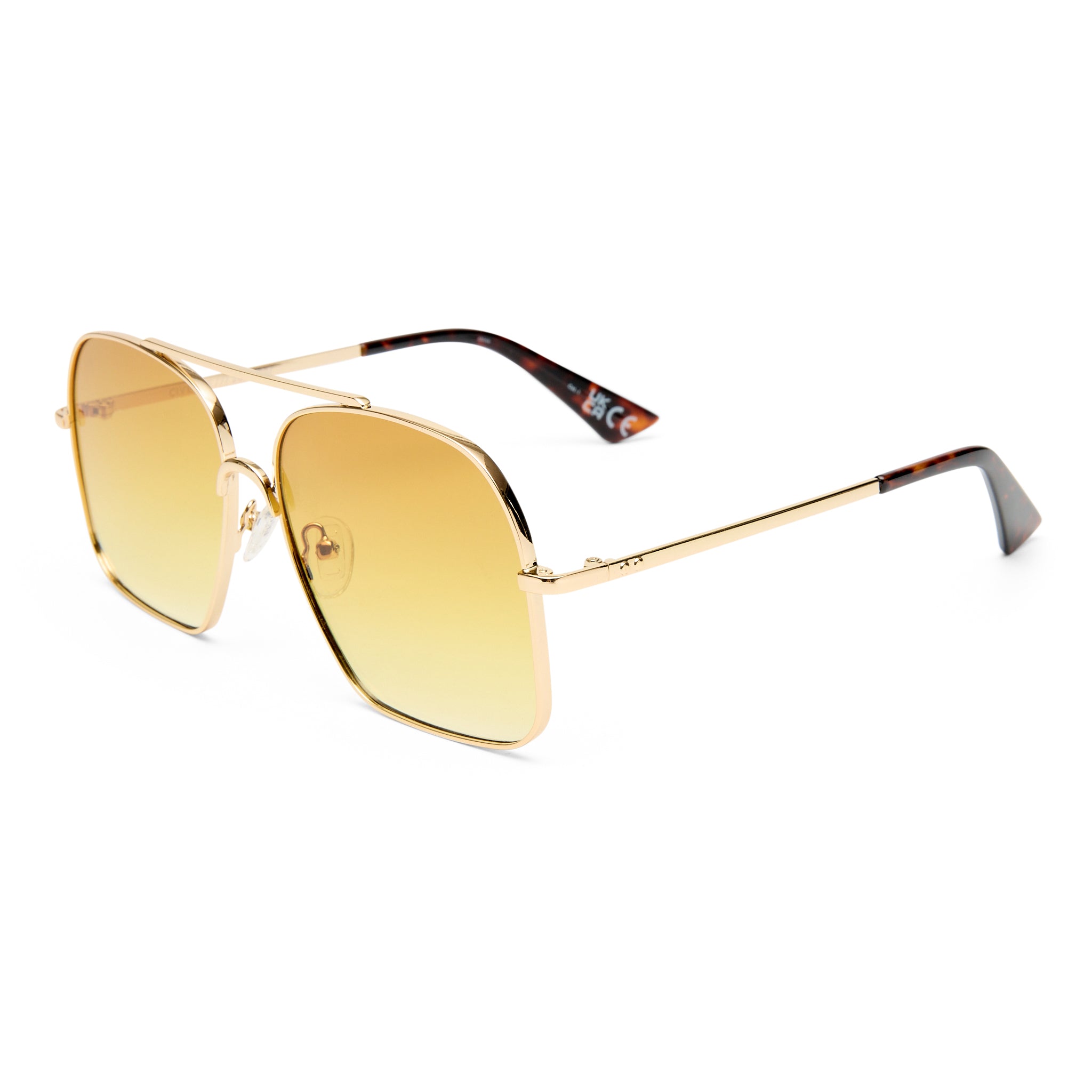 Le Specs Civelle Sunglasses | Bright Gold