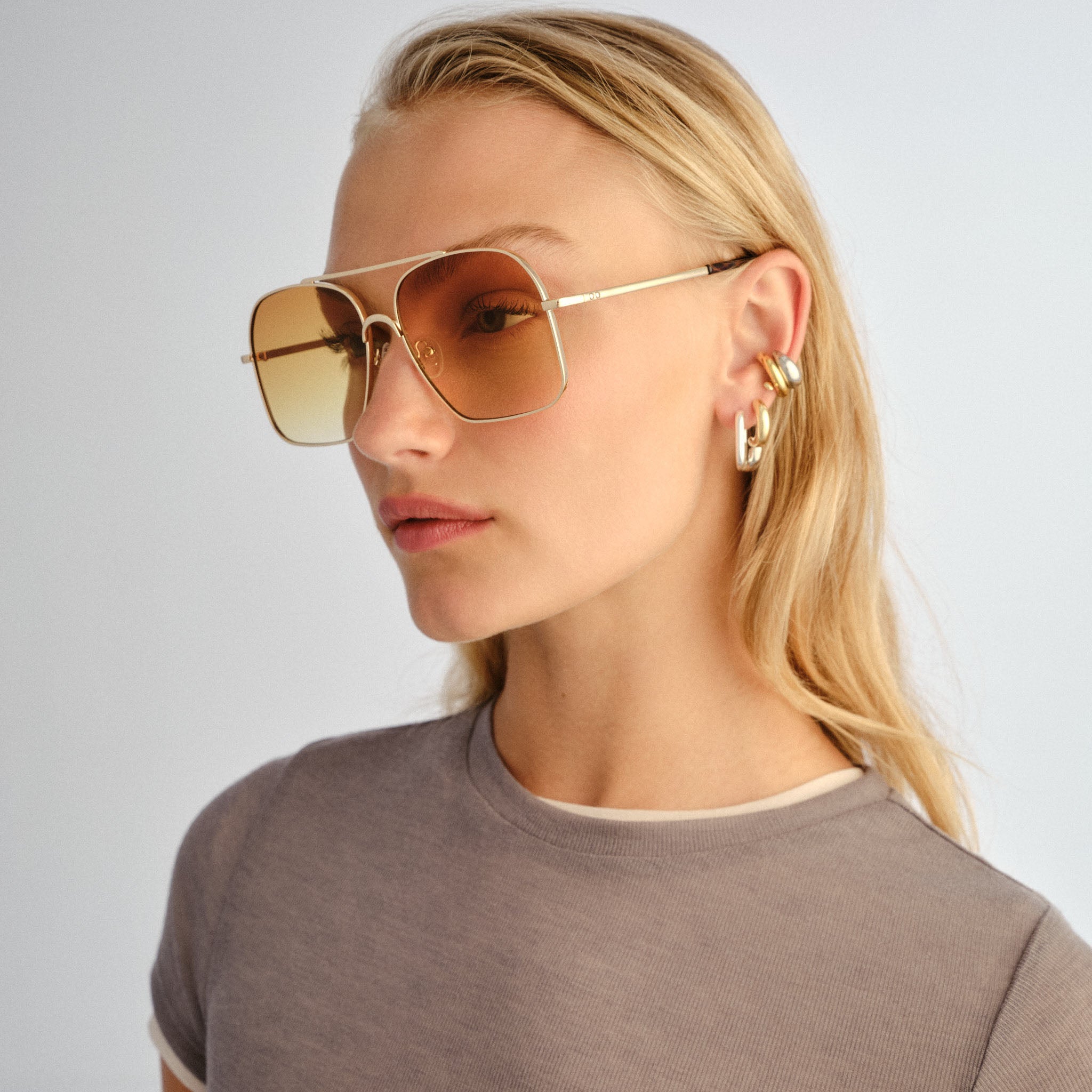 Le Specs Civelle Sunglasses | Bright Gold