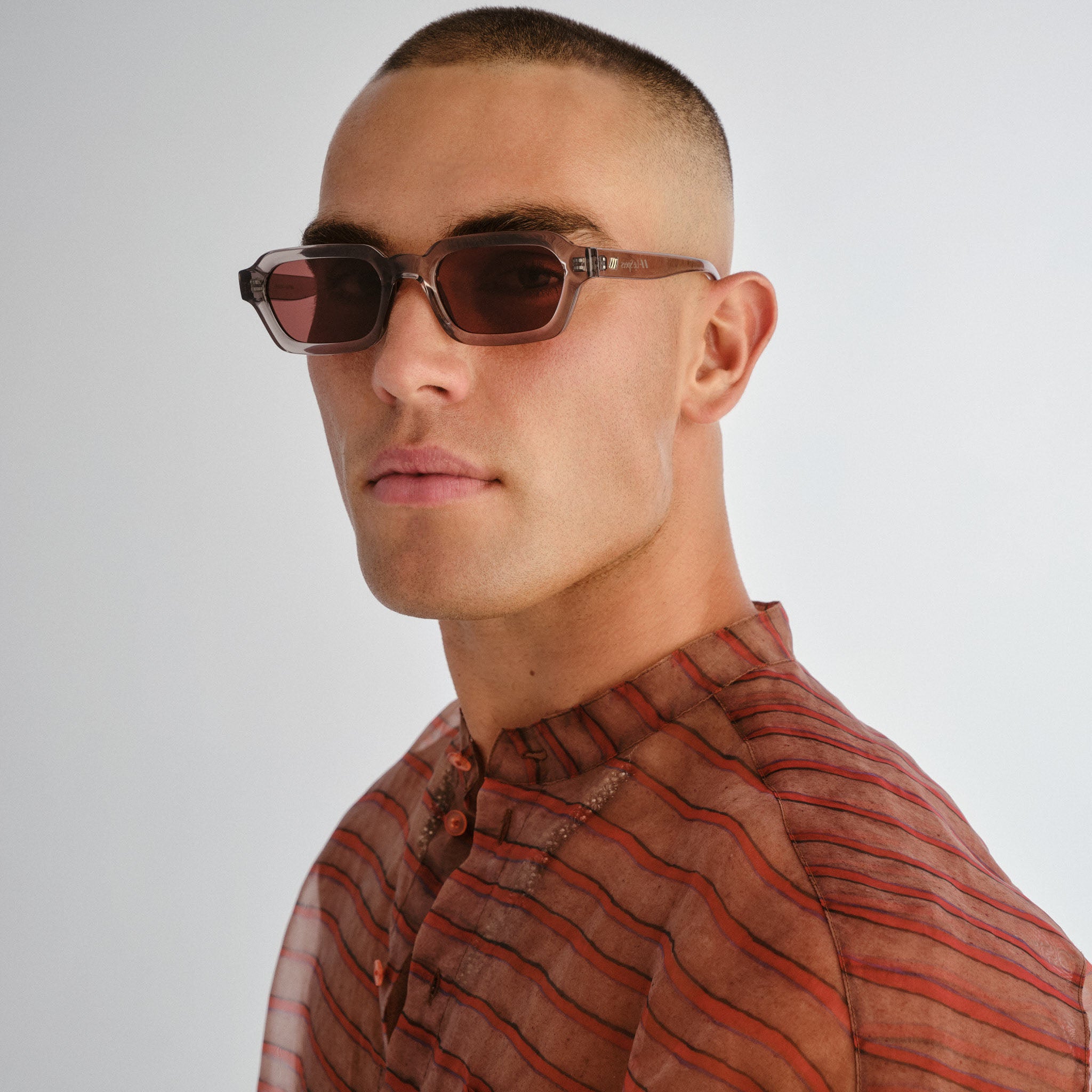Le Specs Tension Sunglasses | Warm Grey