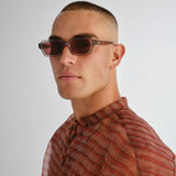 Le Specs Tension Sunglasses | Warm Grey