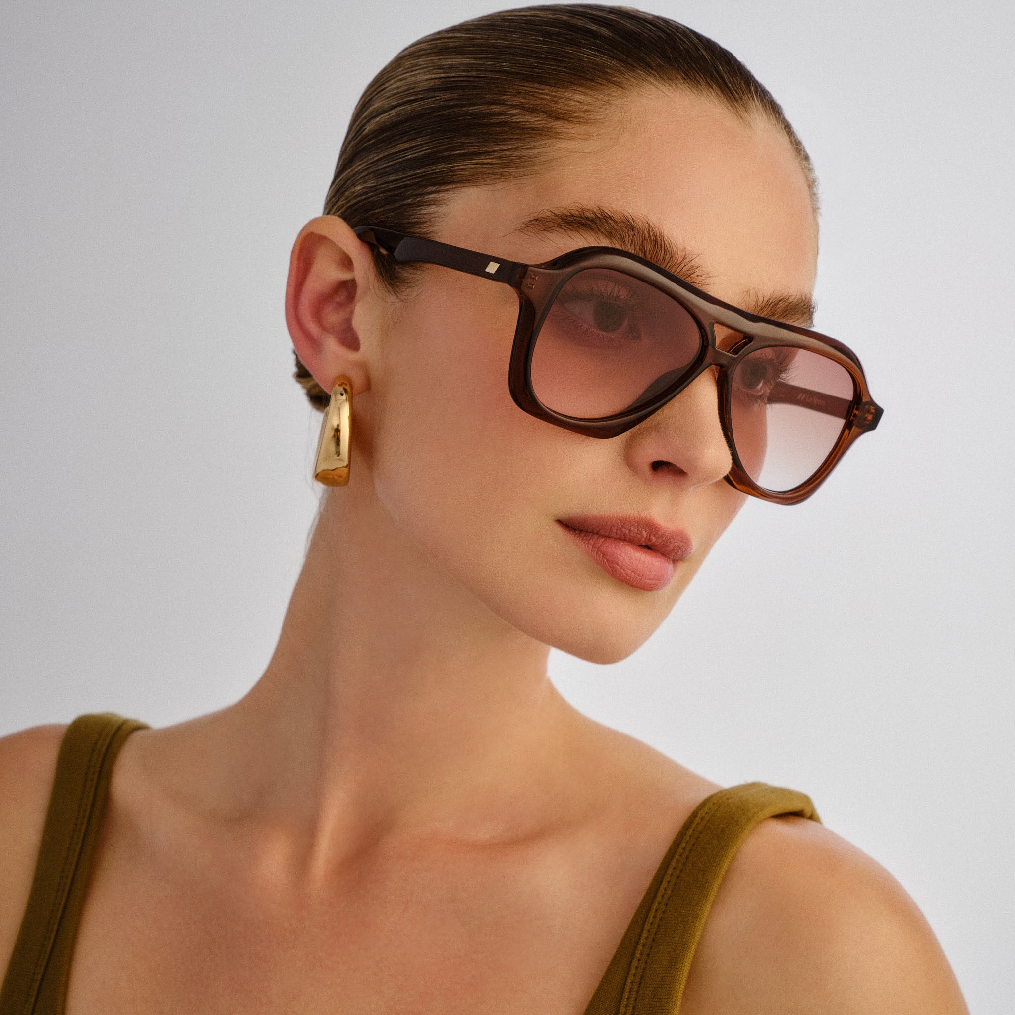 Le Specs Drizzle Sunglasses | Cocoa
