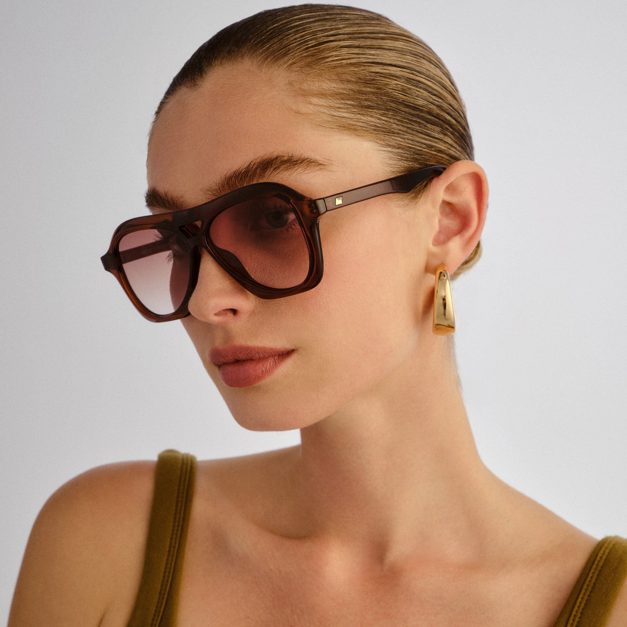 Le Specs Drizzle Sunglasses | Cocoa