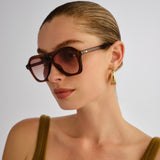 Le Specs Drizzle Sunglasses | Cocoa
