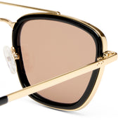 Le Specs Diametric Sunglasses | Gold Black