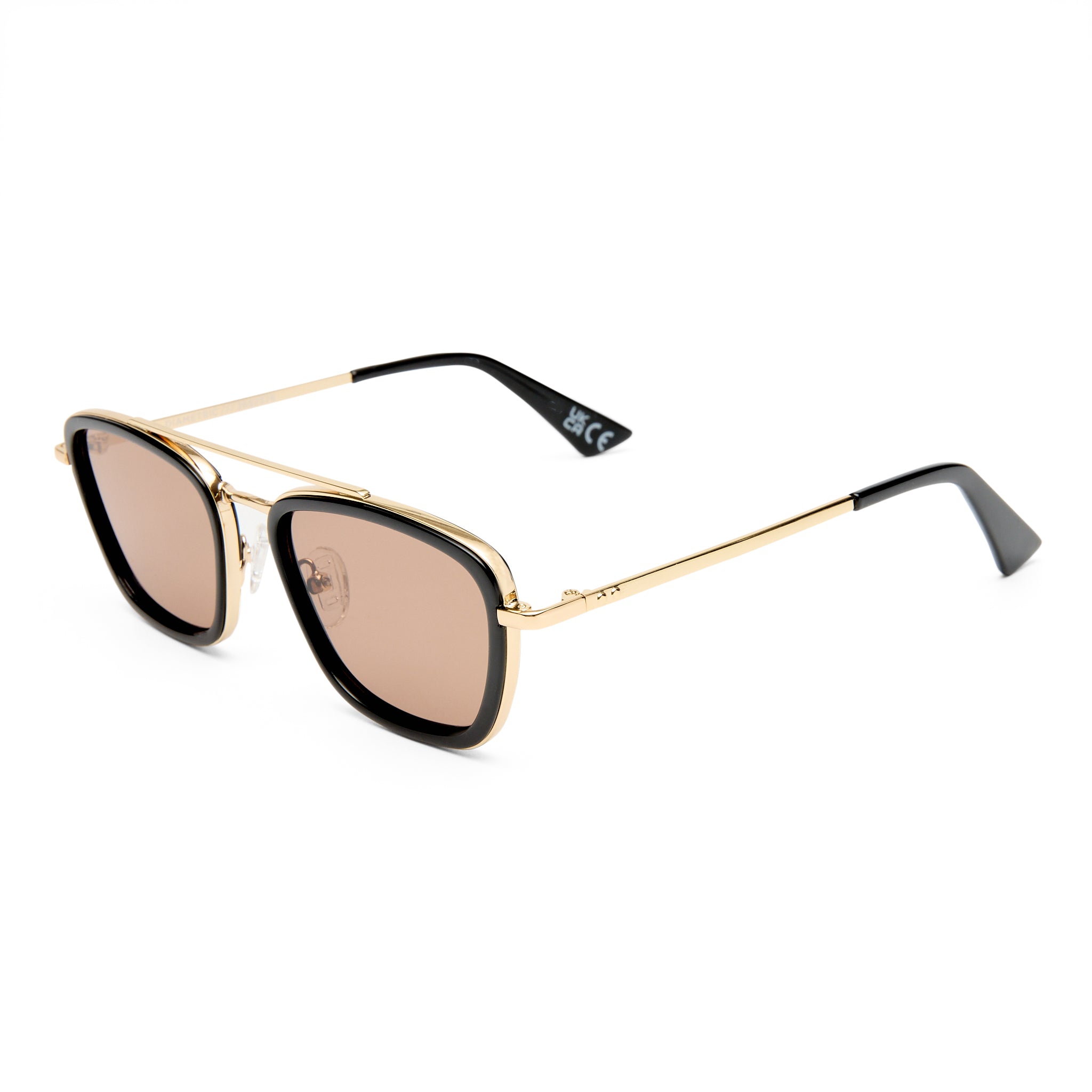 Le Specs Diametric Sunglasses | Gold Black