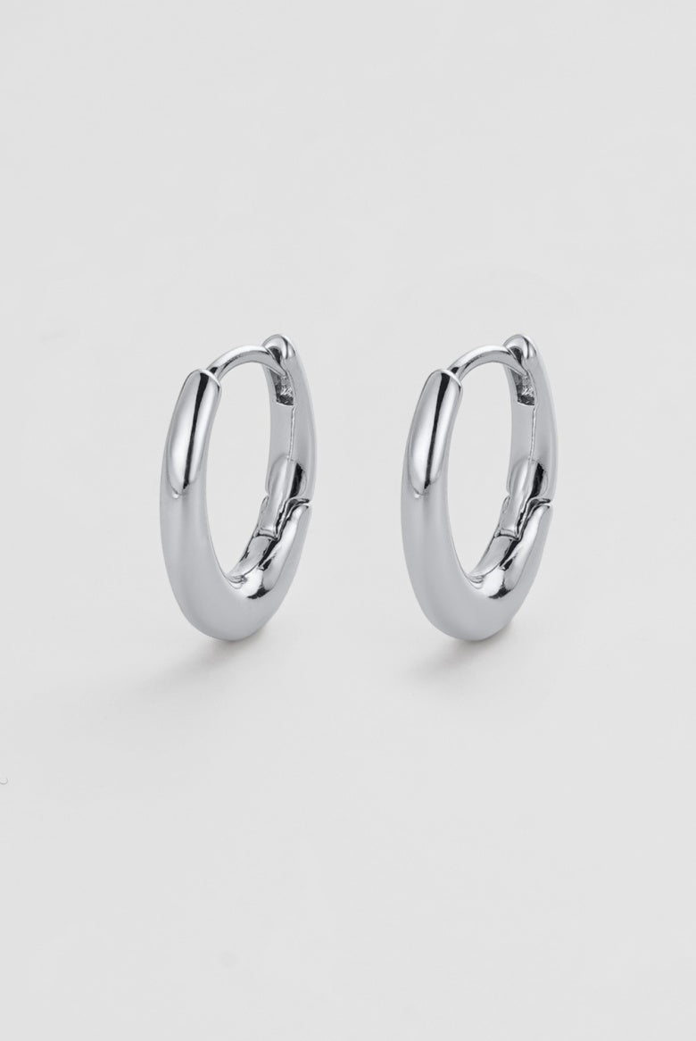 Zafino Pia Hoop | Silver Small