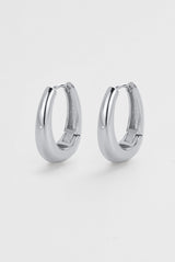 Zafino Pia Hoop | Silver Medium