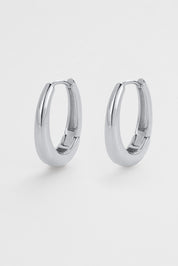 Zafino Pia Hoop | Silver Large