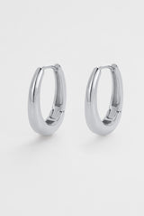 Zafino Pia Hoop | Silver Large