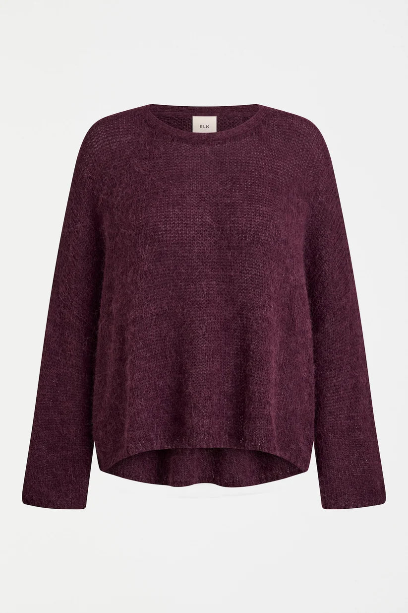 Elk Agna Sweater | Merlot