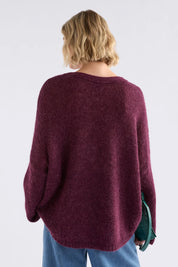 Elk Agna Sweater | Merlot
