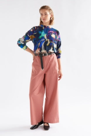 Elk  Moda Turtle Neck Top | Vaara Print