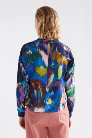 Elk  Moda Turtle Neck Top | Vaara Print