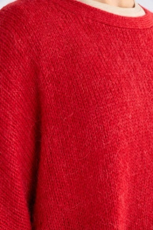 Elk Agna Sweater | Flame Red