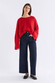 Elk Agna Sweater | Flame Red
